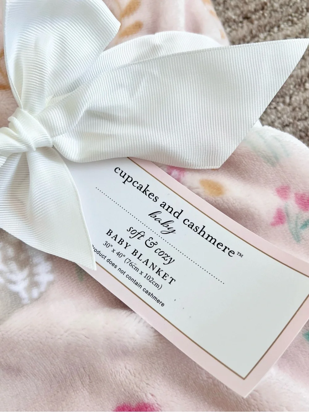NWT Cupcakes & Cashmere Koala Baby Blanket